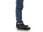 PO01-1 BLACK Ботинки мужские (натуральная кожа, шерсть)