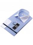 0105TESF арт. Мужская рубашка в голубую полоску Elegance Slim Fit