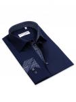 0201TESF Приталенная мужская рубашка с длинным рукавом Elegance Slim Fit