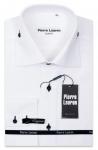 0120TESF арт. Мужская рубашка белая Elegance Slim Fit с контрастными пуговицами