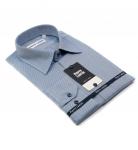 1142TSSF Мужская рубашка синего цвета приталенная Super Slim Fit