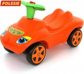 Каталка "Мой любимый автомобиль" со звуковым сигналом (оранжевая)