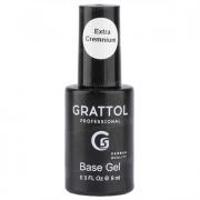 Rubber Base Gel Extra Cremnium - Каучуковая база  густая, 9 мл