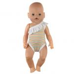 Полосатый купальник для куклы Baby Born ростом 43 см