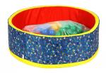 Сухой бассейн (синий/красный) 1000*1000+150 шаров в комплекте