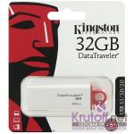 USB флэш-диск 3.0 32GB Kingston DTIG4 белый/красный