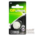 Элемент питания GP Lithium CR2025 BL1 (10/100)