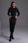 Платье AMORI 9176-1 черный меланж