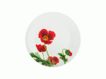 Тарелка десерт.20см "Красные маки" LX7693