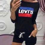 Кофточка и шорты LVS black IN