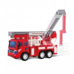 Handers фрикционная игрушка "Пожарная машина: Автовышка" (26 см, свет, звук, подвиж. детали)