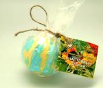 Бурлящий шарик Счастливый случай (аромат ананаса) для ванн 150 грамм с сюрпризом (игрушка внутри), бомбочка