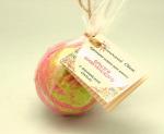 Бурлящий шарик Брызги  шампанского зелено-розовая для ванн 140 грамм, парфюмированный