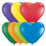 Набор воздушных шаров PM 1462-5 "Сердце" (2g) цвет в асс.12шт. в/п