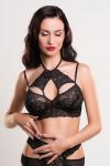 Бралетт удлиненный Erolanta Lingerie Collection, черный (46-48)