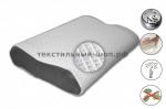 Ортопедическая подушка с эффектом памяти ОРТО Эрго silver