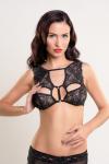 Бралетт кружевной Erolanta Lingerie Collection, черный (50-52)