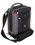 Сумка-планшет Wenger Vertical Boarding Bag, черная/серая, 22х9х29 см