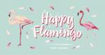 Мой планер. Фламинго. Happy Flamingo (мини на навивке)