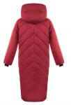 Пальто женское Стина красная плащевка (синтепон 200) С 0470