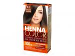 Фитокосметик. Стойкая кремкраска Henna color 3.3 тон Горький шоколад 115 мл