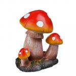 INBLOOM Фигурка садовая " грибы", 14х9х16   см, полирезин