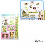 Наклейка фоторамка интерьерная 49х69 см / ACT-8001 /