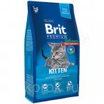 513024 Брит 300 г Premium Cat Kitten Сухой корм для котят. беремен