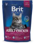 513093 Брит 8кг Premium Cat Adult Chicken д/взр. кошек с  мясом