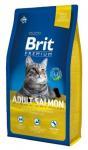 513123 Брит 1.5 кг Premium Cat Adult Salmon Сухой корм для взрослых