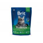 513147 Брит 300 г Premium Cat Sterilized Сухой корм для стерилизованных животных с курицей и кур. печ
