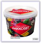 Ассорти конфет с лакричным и фруктовым вкусом Aakkoset MALACO 600 г