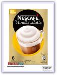 Кофе растворимый Ванильный латте 8 шт Nescafe 148 г