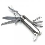 ЧИНГИСХАН Нож перочинный, 12 см, многофункциональный, 15 функций, нерж. сталь