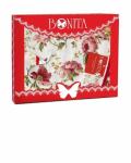 Набор из 3-х "Bonita",  Английская коллекция красный (прихватка, полотенца - 2 шт.)