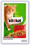 Сухой корм Телятинка аппетитная для взрослых кошек Kitekat 1 кг