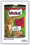 Корм для кошек консервы с говядиной в соусе Kitekat 400 г