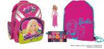 BRCB-MT1-9621-SET31 Набор: Рюкзак, мешок для обуви, пенал. Кукла в подарок! Размер: 38 x 29 x 15 см. Barbie
