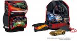 HWFB-RT2-180-SET31 Набор: Рюкзак эргономичный, мешок для обуви, пенал. Машинка в подарок! Размер 37,5 x 27 x 13 см.  Hot Wheels
