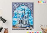 Картина по номерам на холсте 50х40 см. "Мечеть Кул-Шариф".