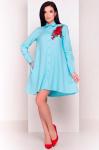Платье -рубашка Бри 2706 (Голубой 1)