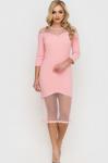 Изысканное платье-миди Арт. 3837 (розовый), Santali