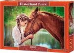 Castorland. Пазл 500 арт.B-52516 "Девушка и лошадь"