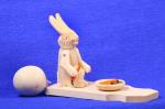 Богородская игрушка "Заяц с морковкой" арт.7892 (РНИ)