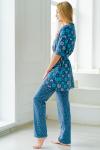 Комплект женский Ариэль халат+топ+брюки