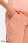 Розовые брюки для будущих мам