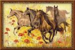 1064 «Табун лошадей» набор для вышивания