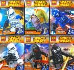 Набор минифигурок Star Wars Звездные войны 6 персонажей, BELA 10378-10383
