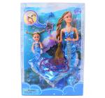 Набор кукол «Морские царевны» в голубом платье, 29 см