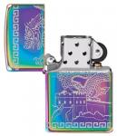 Зажигалка Zippo Classic с покрытием Multi Color, латунь/сталь, разноцветная, глянцевая, 36x12x56 мм